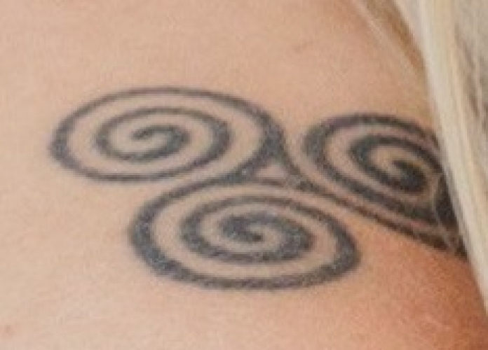 Tatoo on Right Shoulder