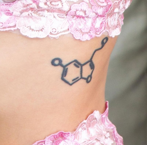 Molecule on left side